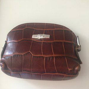 Brown leather Longshamp Coin Purse